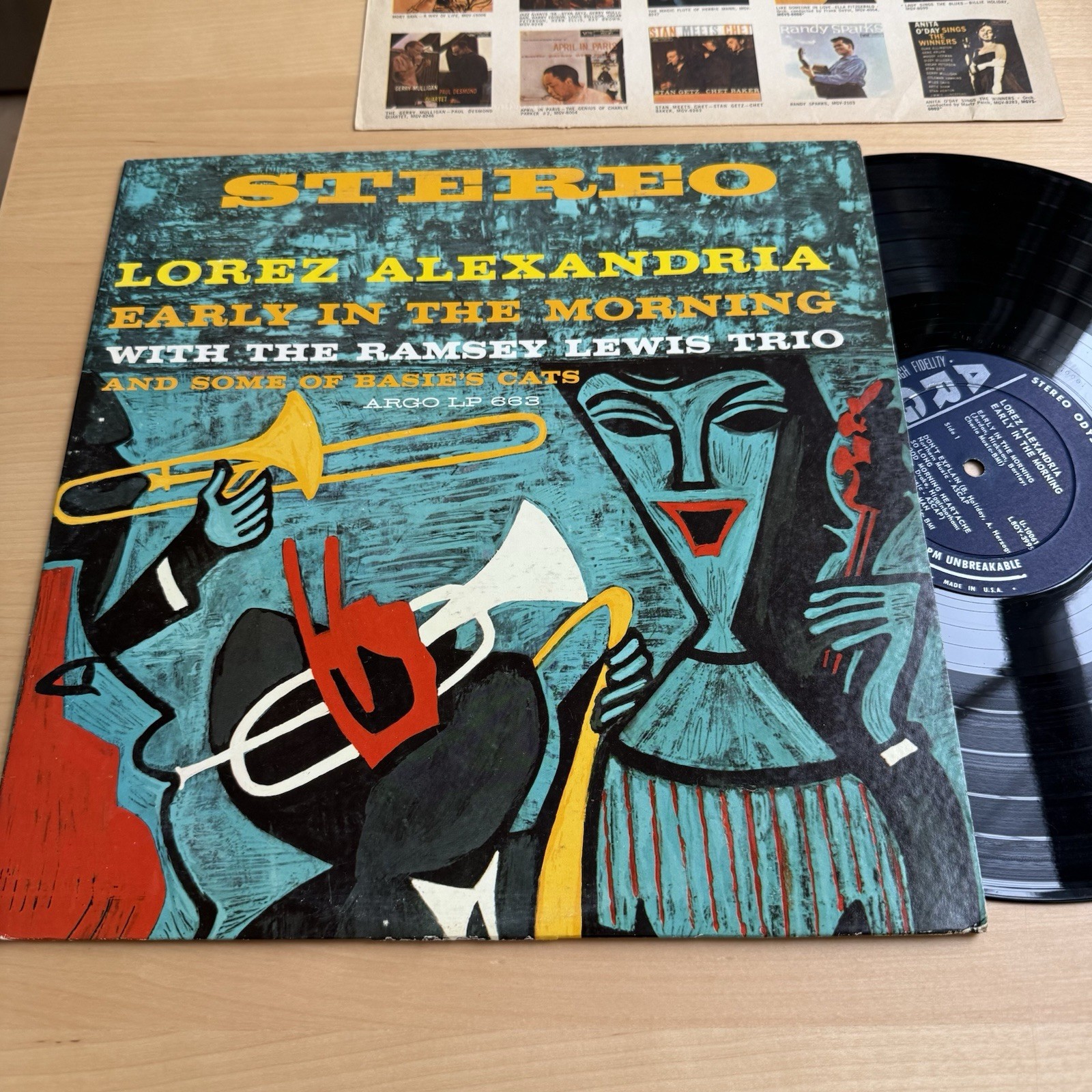 Lorez Alexandria, The Ramsey Lewis Trio Early In The Morning Stereo US Press