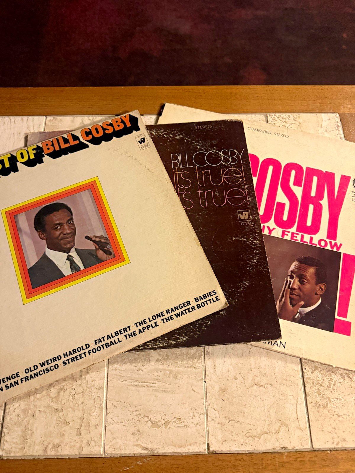 Bill Cosby 3 LP Vinyl Lot 12\