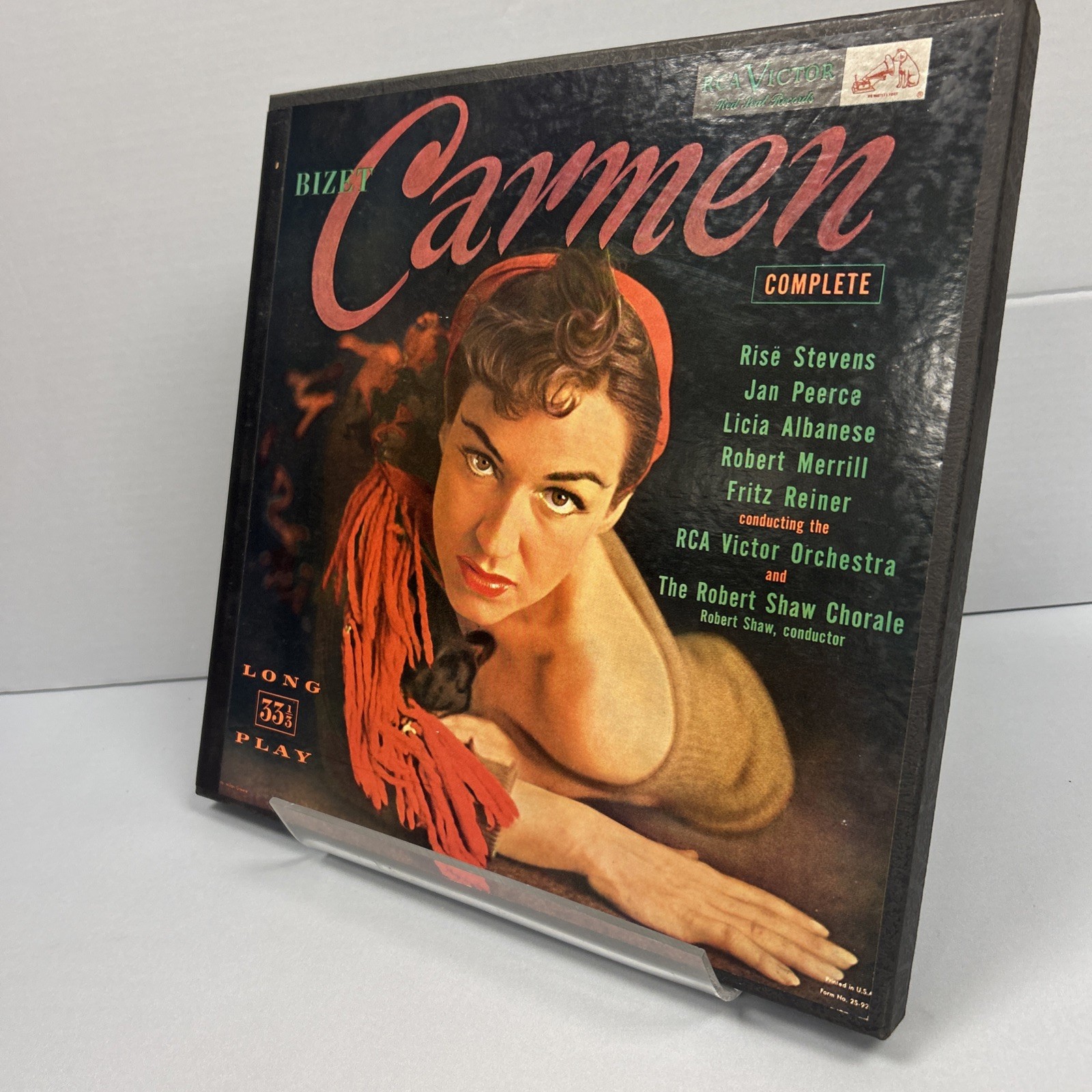 Bizet Carmen 1955 RCA Victor Red Seal LM6102 3 LP Set with Booklet