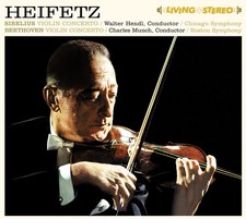 Jascha Heifetz - Sibelius & Beethoven Violin Concertos (CD) picture