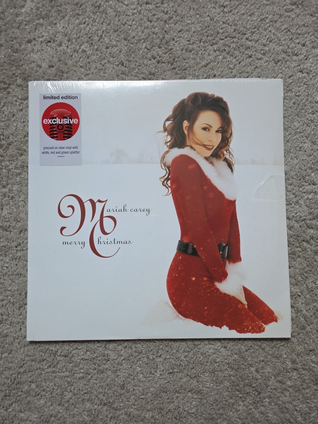 Merry Christmas - Mariah Carey (Target Excl Red White Green Splatter Vinyl) New