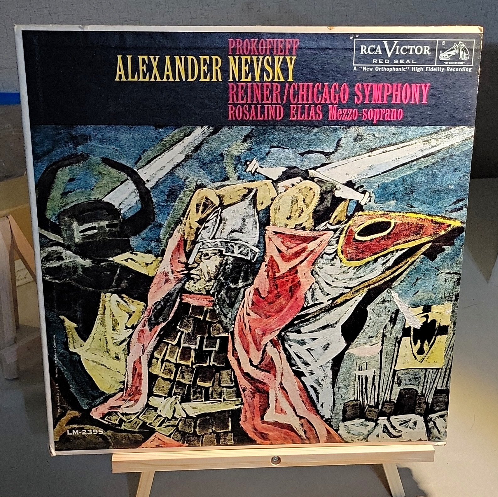 RCA Victor Alexander Nevsky LP Vinyl Fritz Reiner Chicago Symphony LM-2395