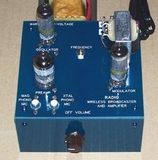 UNBUILT KIT - vintage vacuum tube Knight RADIO BROADCASTER & AMPLIFIER repro set picture