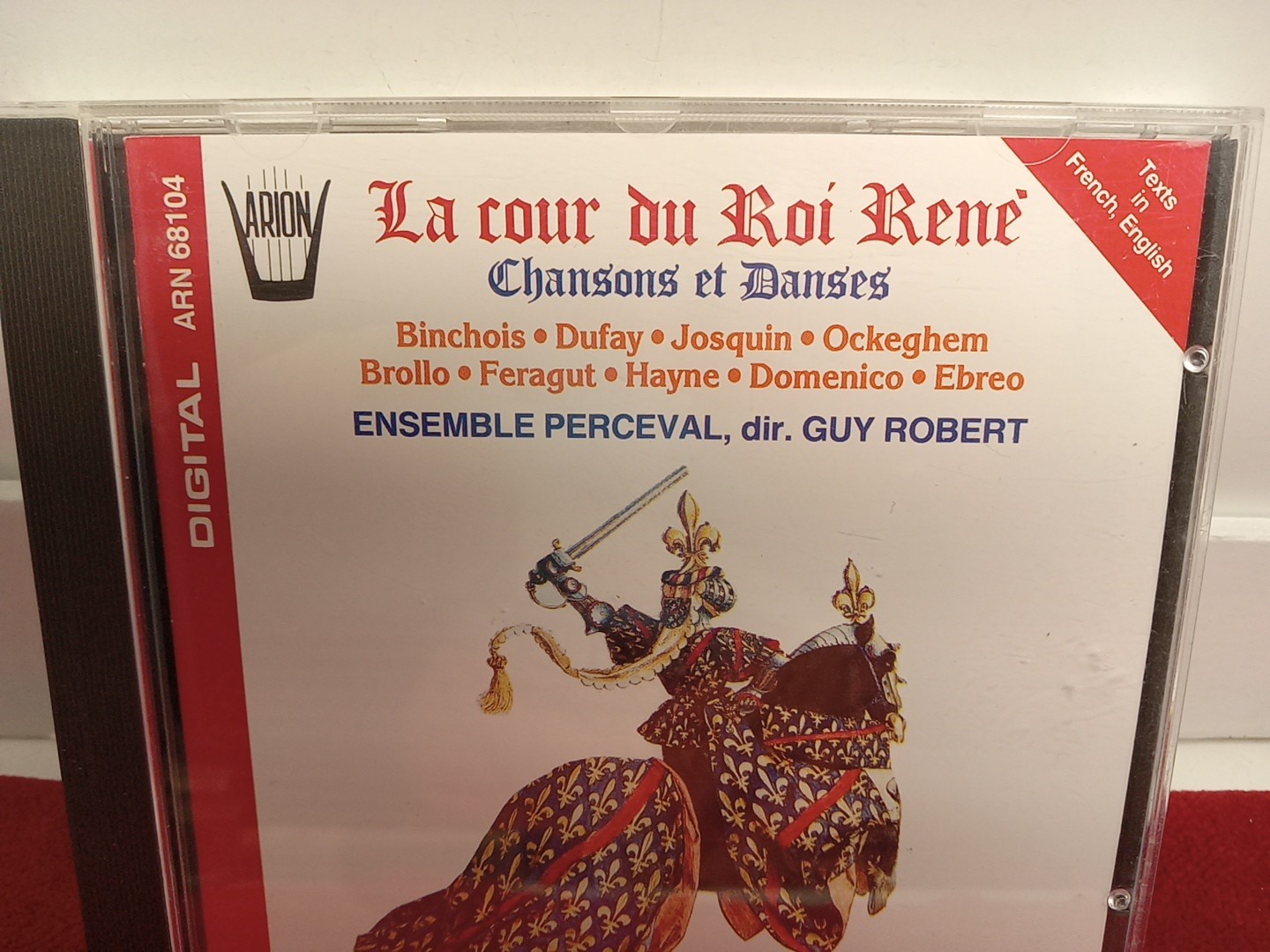 Guy Robert / Ensemble Perveval - La Cour Ou Roi Rene (CD, 1989, Arton) France