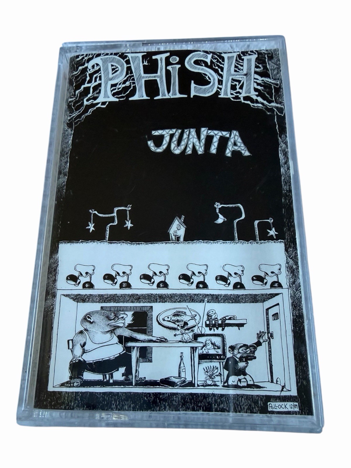 Phish Junta Cassette Tape 1992 Elektra 61413-4 With Foldout Insert & Case