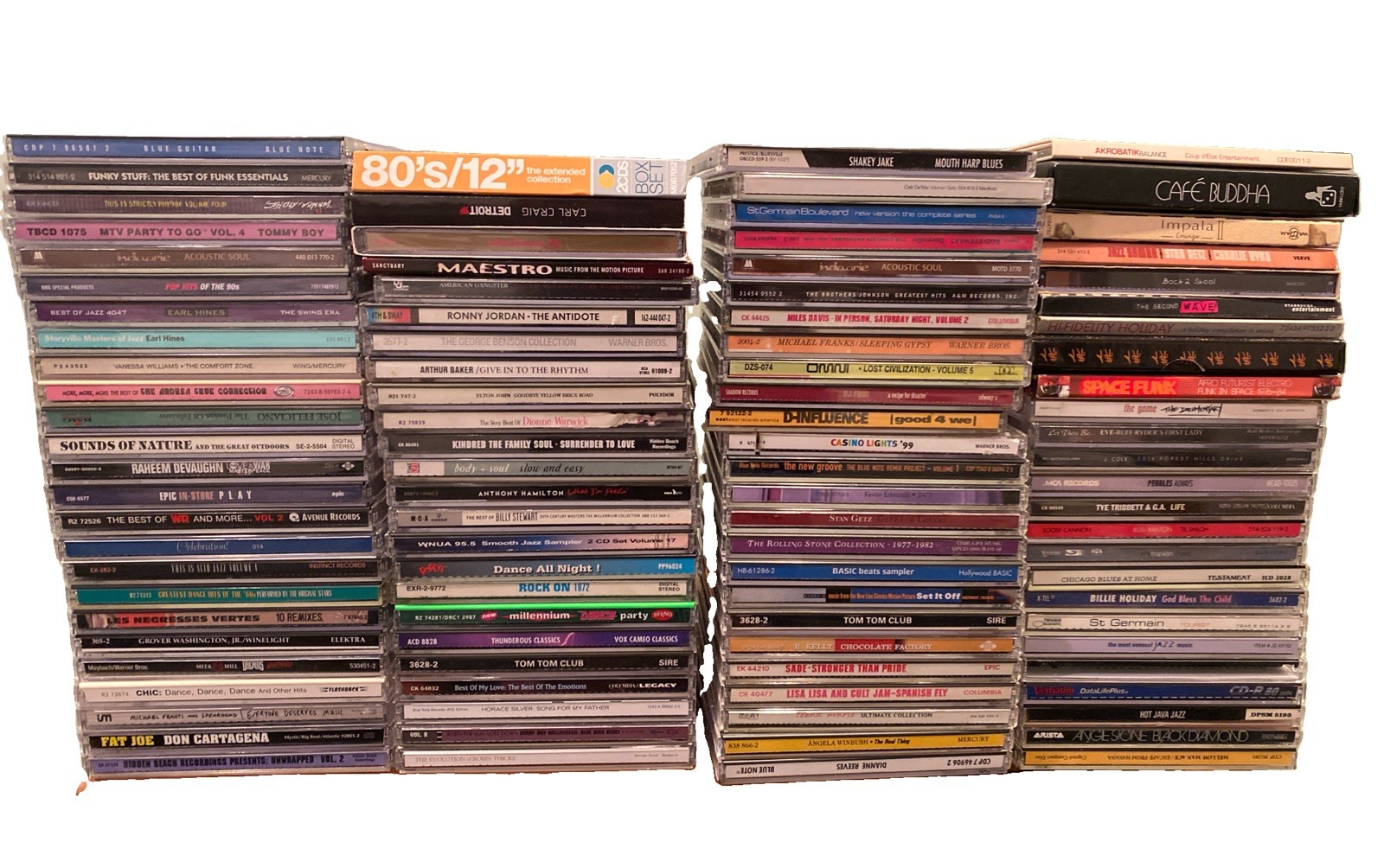 Music Cd Lot 100 Y2K Vintage Pop Funk Hip Hop R&B Soul & More In Original Cases