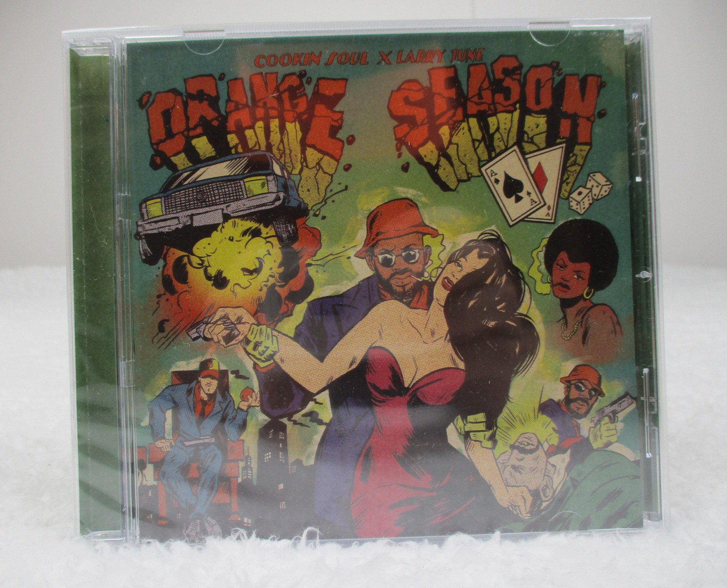 Larry June Cookin Soul CD Orange Season Album Hip Hop Rap Music Soul 2024 Comic