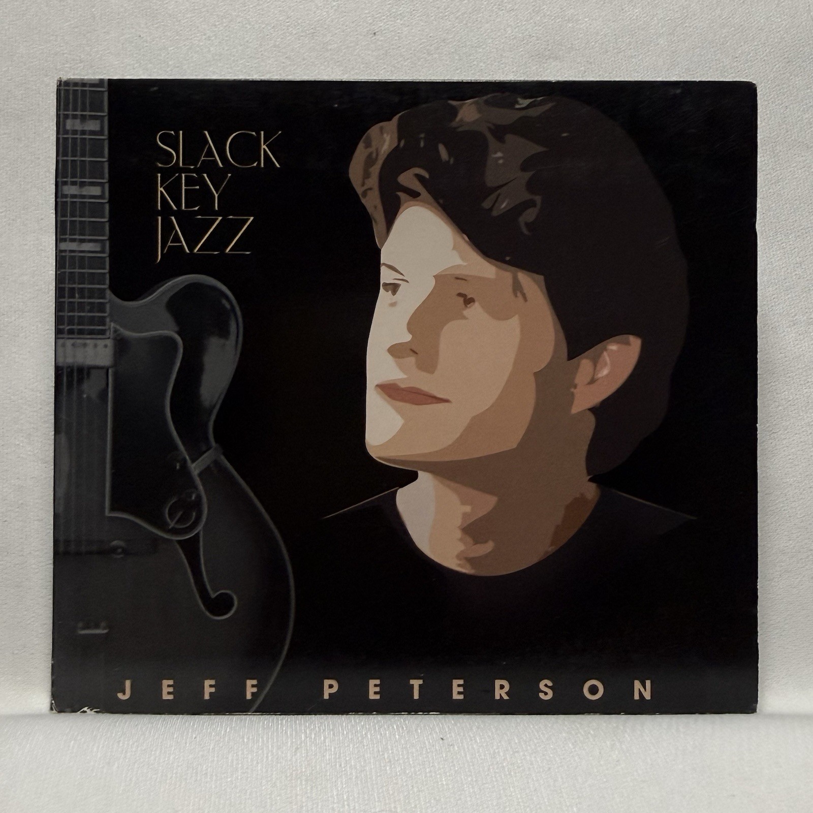Jeff Peterson Slack Key Jazz CD 2005 Hawaiian Guitar Digipak Take Five Mahalo