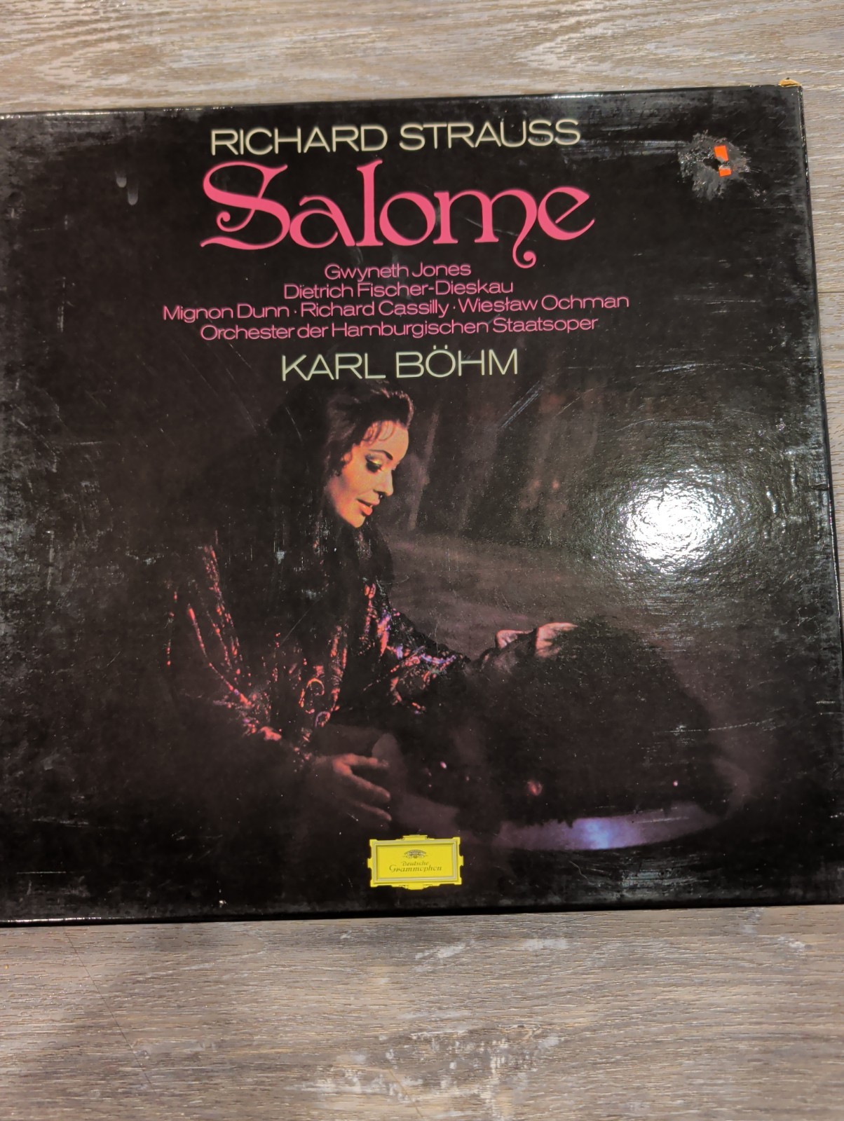 2 Record Vintage Richard Strauss SALOME Karl Bohm Jones LP Box Set Vinyl Germany