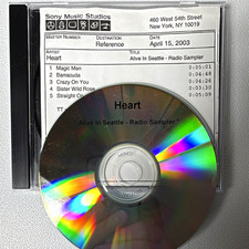 HEART Alive in Seattle 2003 5-Track PROMO CD-R Reference Master Joseph Palmaccio picture