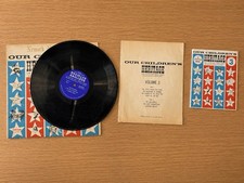 Vintage Our Children’s Heritage Vol 3 Storytoon Vinyl Record Booklet LP Complete picture