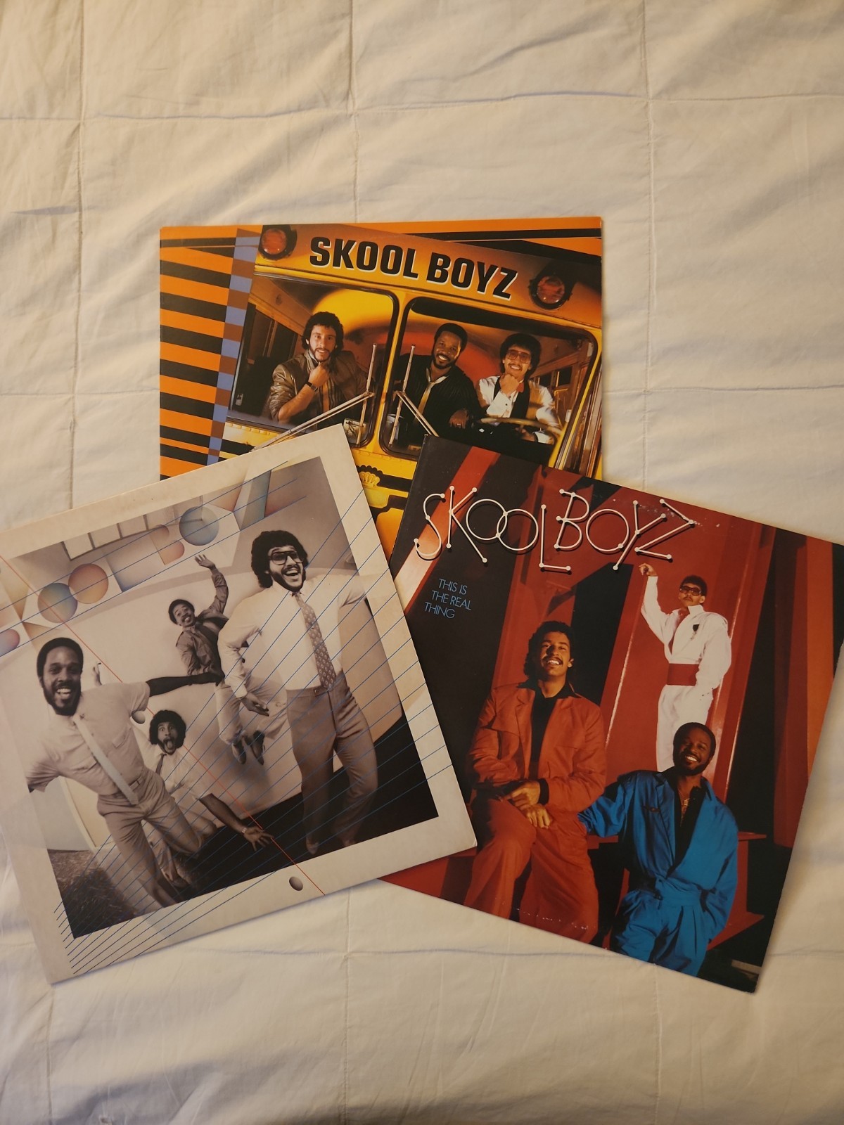 Skool Boys 3 Vintage Vinyl Record Set  -- All Unplayed DJ COPY NM