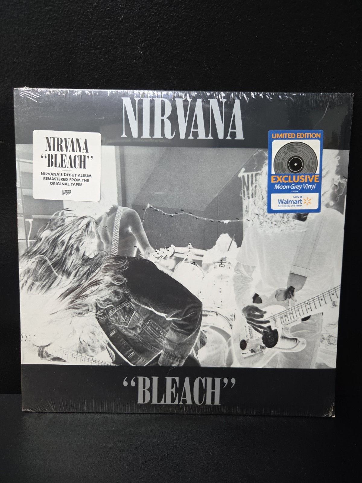 Nirvana Bleach Lp 2021 \'Moon Grey\' Vinyl Exclusive SEALED/New W/Hype NM/M