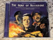 THE GUNS OF NAVARONE (1961) soundtrack DIMITRI TIOMKIN *Rare* TADLOW MUSIC CD picture