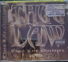 Thug Life Outlawz Chapter 1 -Thug Law [Audio CD], Rap, Gangsta 2001 (NEW SEALED) picture