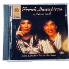 RUTH LAREDO - PAULA ROBISON - FRENCH MASTERPIECES FOR FLUTE & PIANO - CD SEALED picture