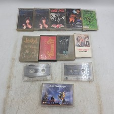 Lot of 12 Vintage 80s 90s Cassette Tapes Journey Springsteen ZZ Top U2 Various picture