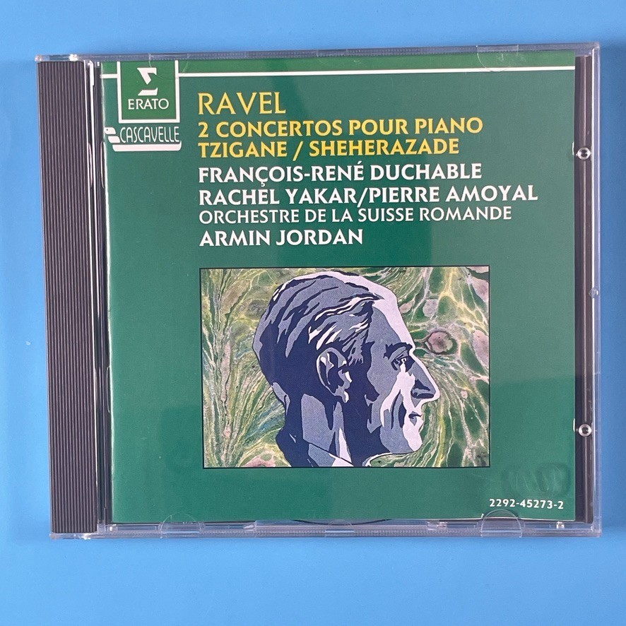 Maurice Ravel - 2 Concertos Pour Piano Tzigane Sheherazade - Erato 1987 - CD