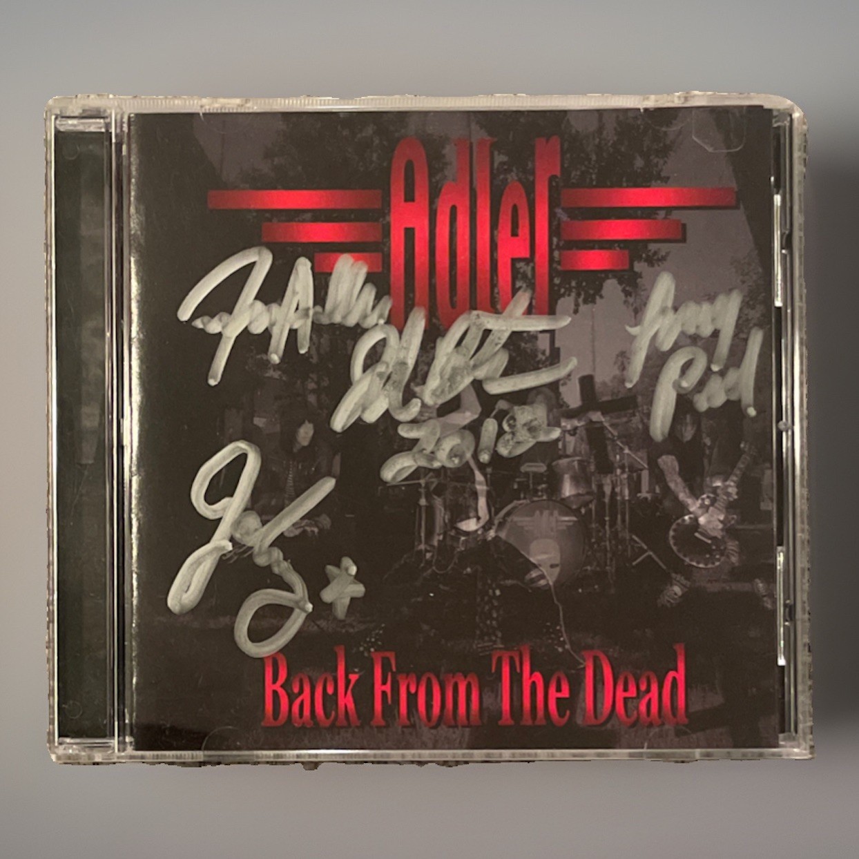 STEVEN ADLER (GUNS N ROSES) Back From the Dead (Autographed By The Band)