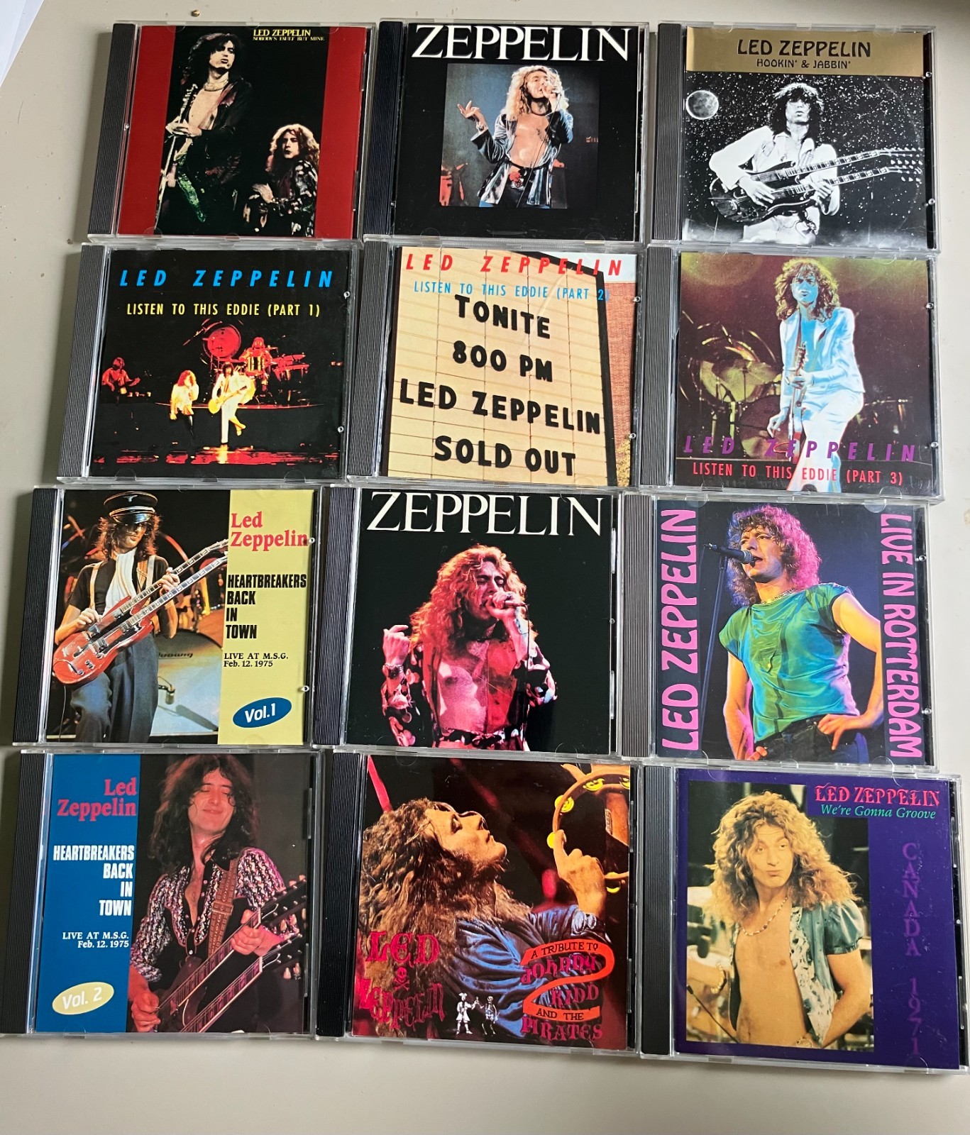 Lot of 27+ Led Zeppelin CDs. Rare, Live, Etc. Excellent condition.