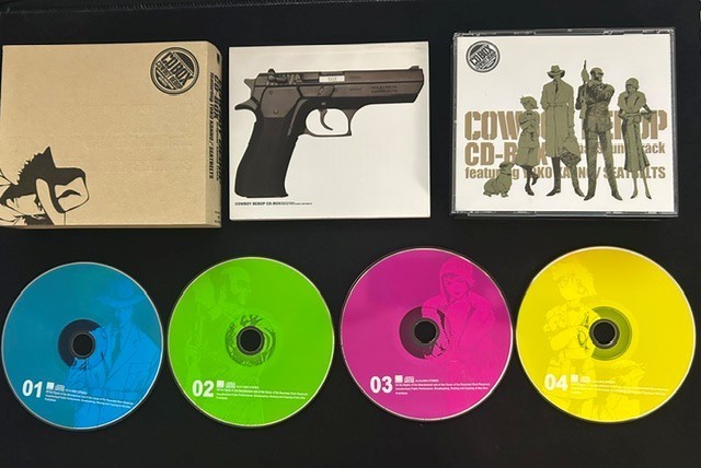 COWBOY BEBOP Soundtrack 4CDs CD-BOX  w / Booklet Yoko Kanno/Seatbelts