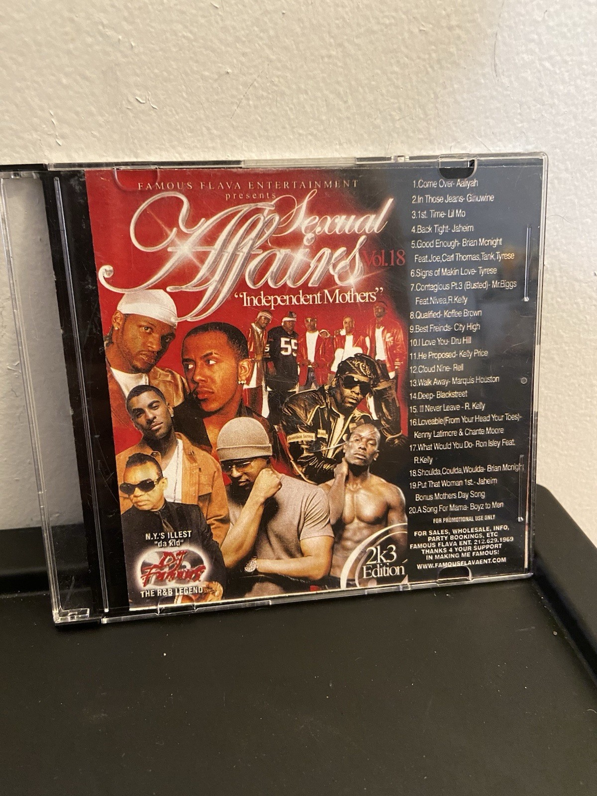 DJ FAMOUS -sexual Affairs - R&B RNB MIXTAPE MIX CD 2003
