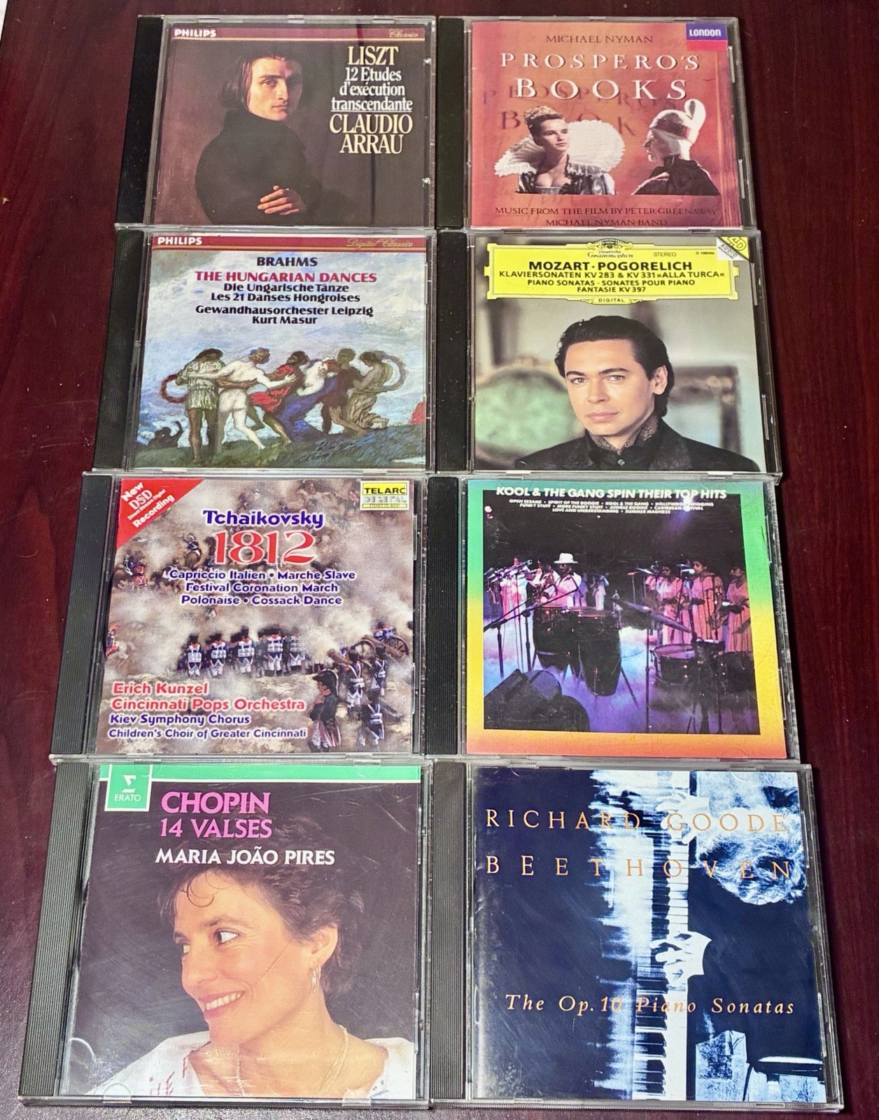 Lot of 8 Classic CDs Telarc DSD Philips DG Erato Telarc 1812 Kool And The Gang
