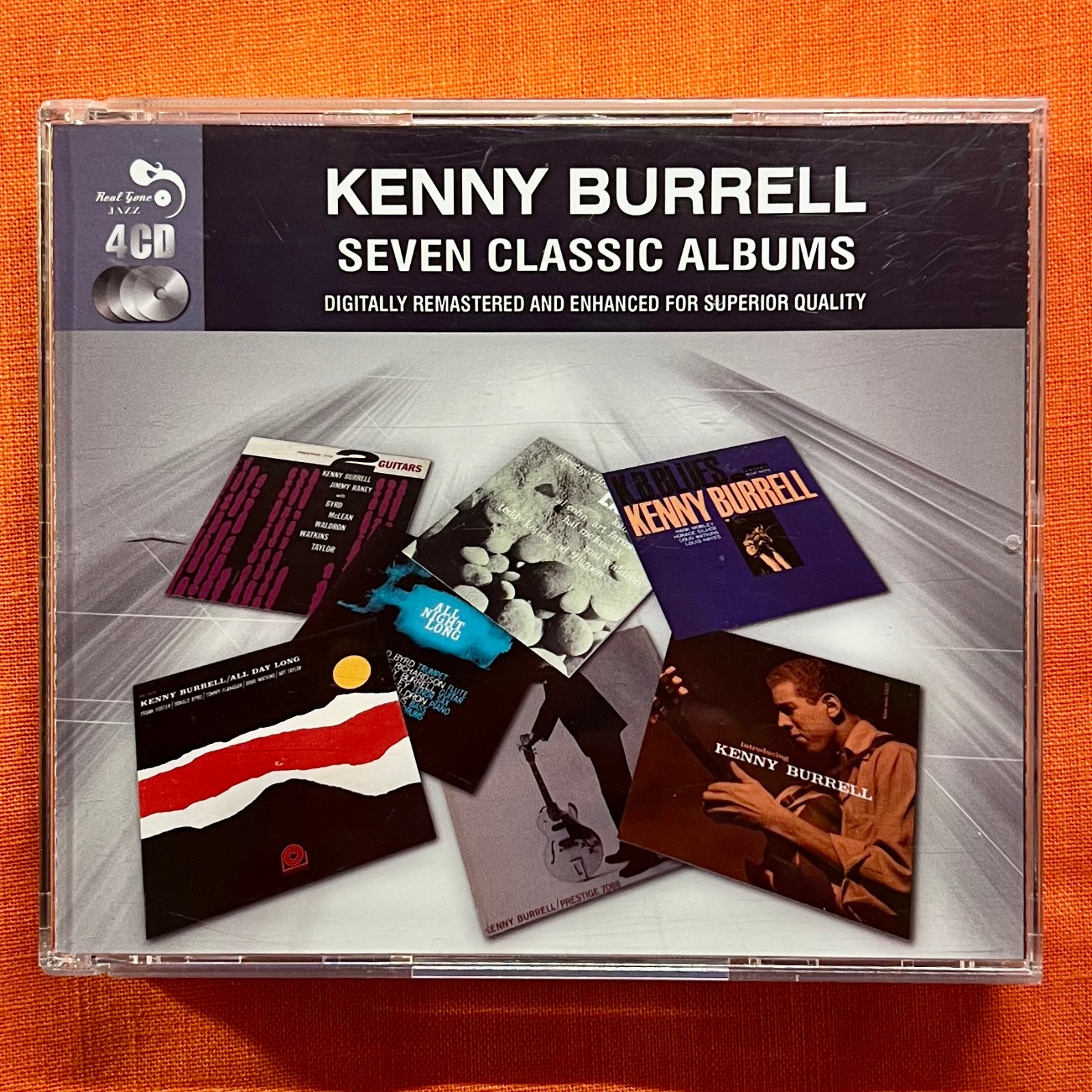 Kenny Burrell - 7 Classic Albums (CD, 2012, 4 Discs, Real Gone Jazz) UK Import