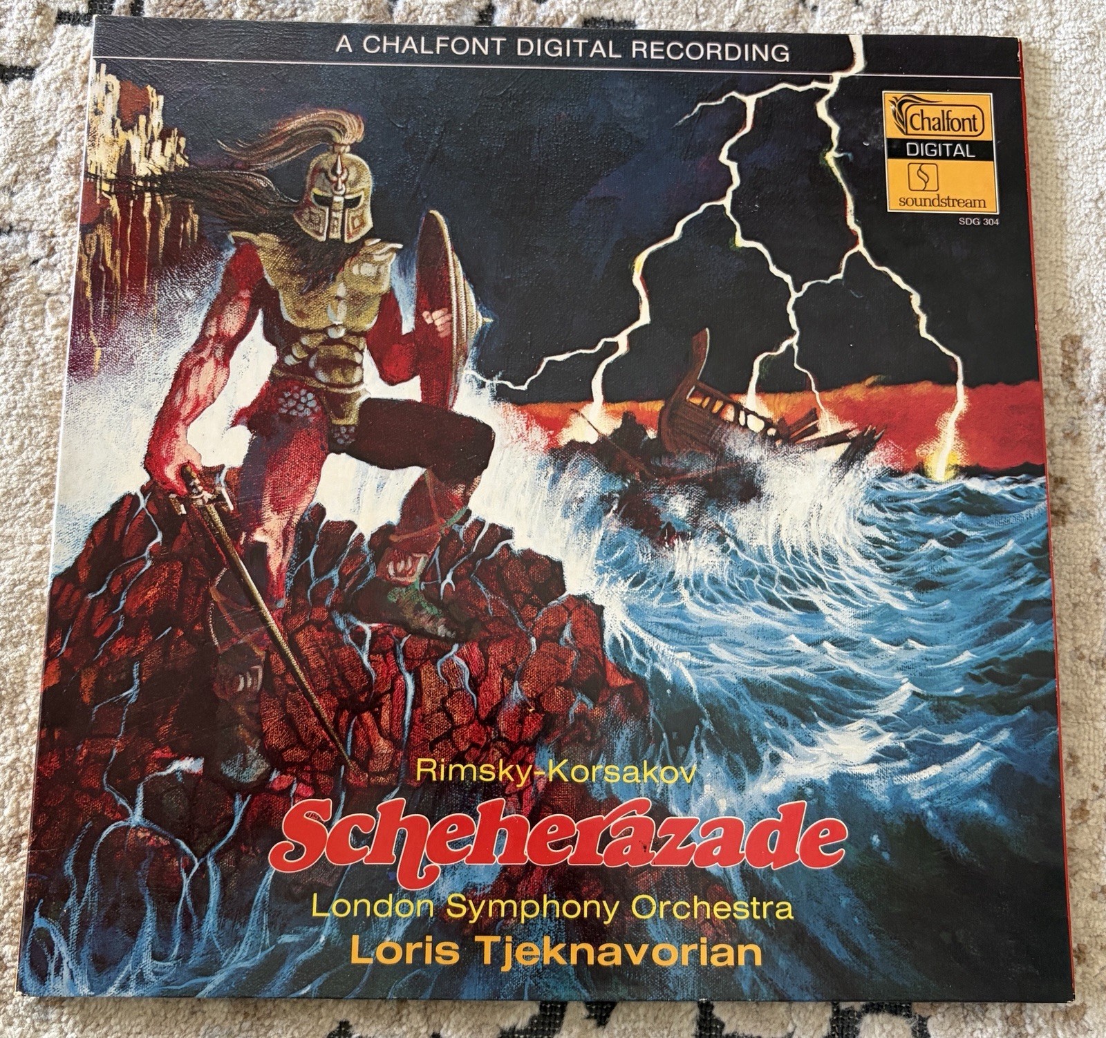 RIMSKY-KORSAKOV Scheherazade TJEKNAVORIAN CHALFONT LP NM 