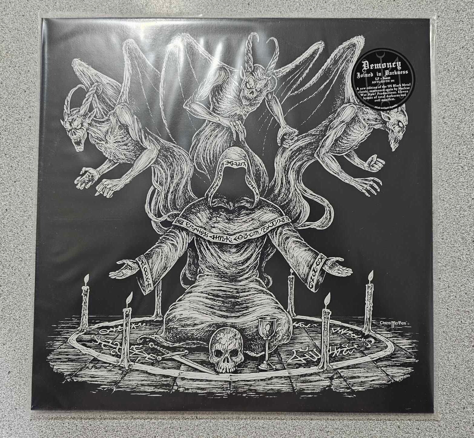 DEMONCY-JOINED IN DARKNESS-LP-VINYL-COLOR PURPLE/GREEN MARBLE