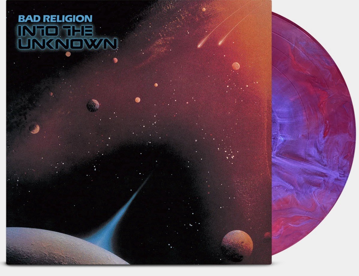 Bad Religion Into the Unknown vinyl Nebula Splash with Signed apology pre order