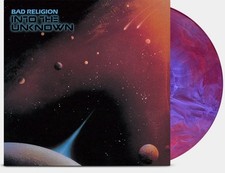 Bad Religion Into the Unknown vinyl Nebula Splash with Signed apology pre order picture