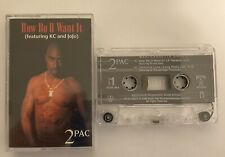 2pac Tupac How Do U Want It Cassette Tape Rare Death Row Records Single Tested picture