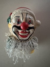 Vintage Christmas Santa Clown Rotating Musical Figurine Music Box Decor picture