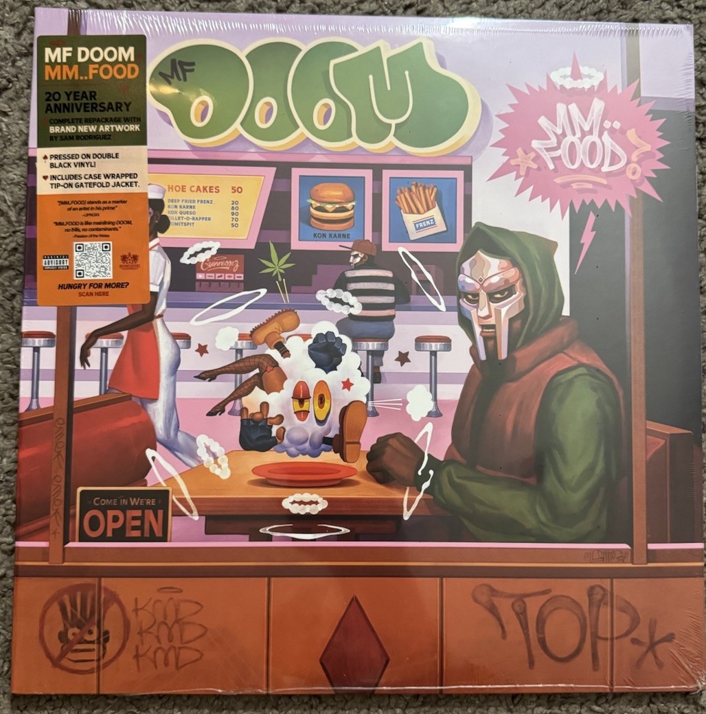 MF DOOM - MM..FOOD 20 Year Anniversary 2xLP Gatefold Black Vinyl Sealed