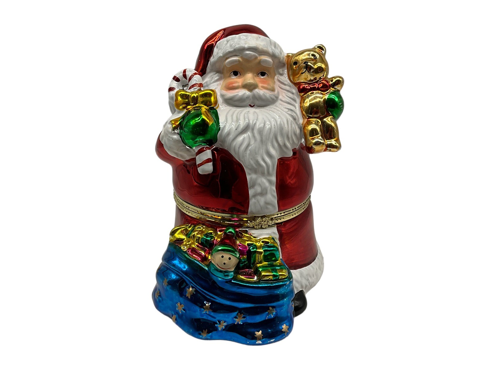MR. CHRISTMAS Vintage Animated Santa Music Box \
