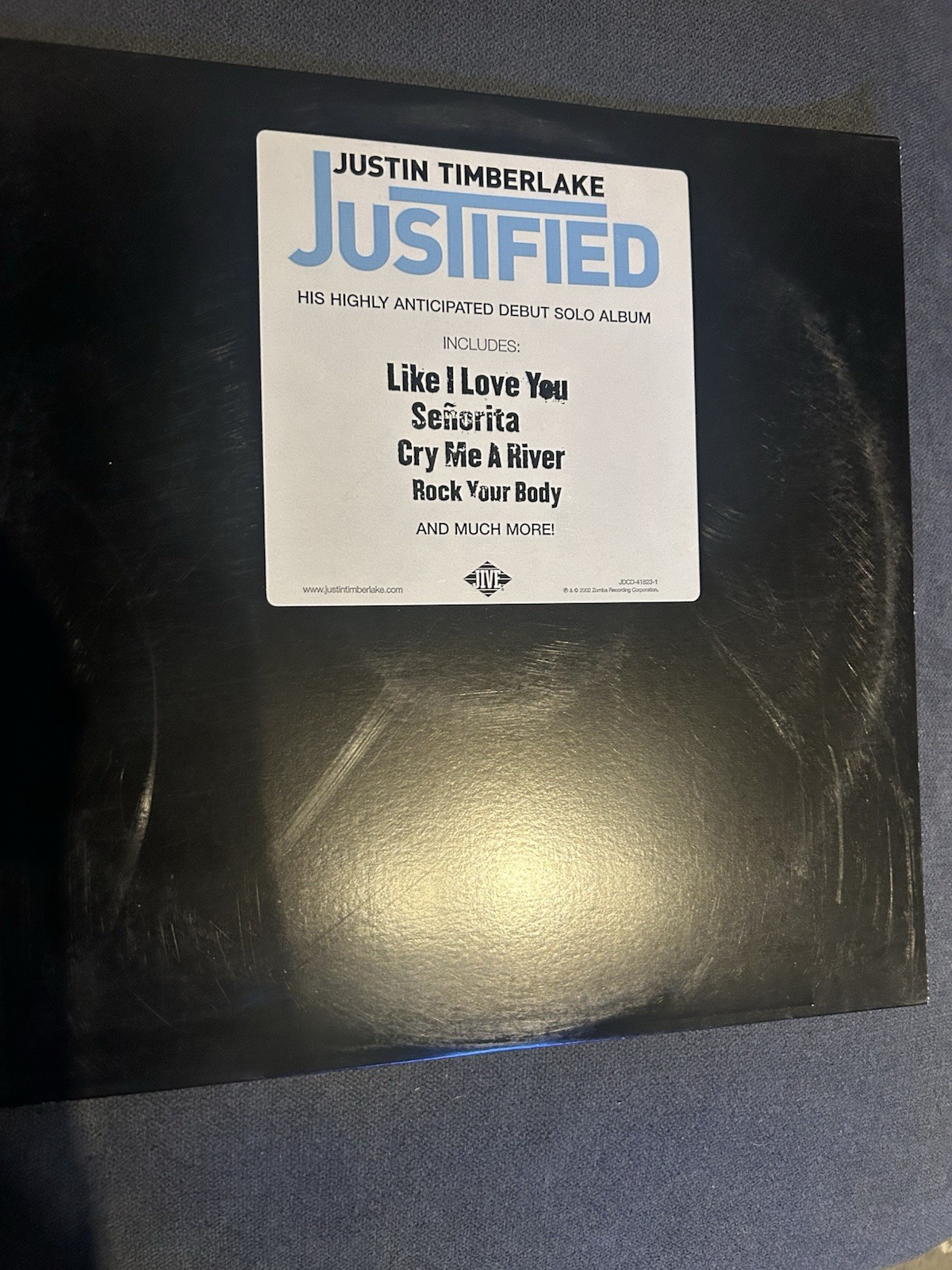 JUSTIN TIMBERLAKE Justified JIVE 2xLP Promo Vinyl - Unused - New