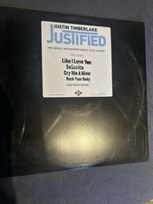 JUSTIN TIMBERLAKE Justified JIVE 2xLP Promo Vinyl - Unused - New picture