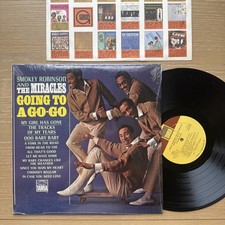 1960s Smokey Robinson Miracles Going To A Go Go US Press Tamla In Shrink EX/EX picture