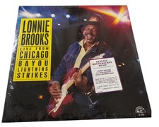Lonnie Brooks – Live From Chicago Bayou Lightning Strikes LP SEALED 1988 picture