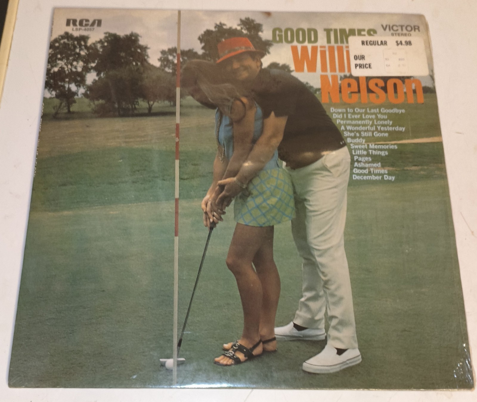 Willie Nelson - Good Times LP  Album   RCA LSP-4057 Rare 1969 Clean Copy