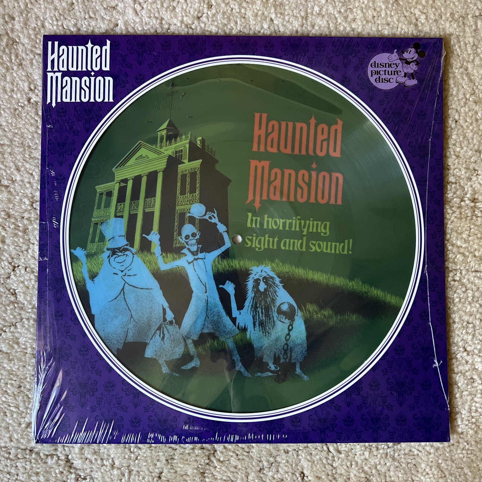 DISNEY - HAUNTED MANSION - RARE PICTURE - BRAND NEW Vinyl LP Record Disneyworld