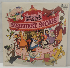 Vintage 1968 Walt Disney's Merriest Songs Vinyl (DL-3510) Walt Disney picture