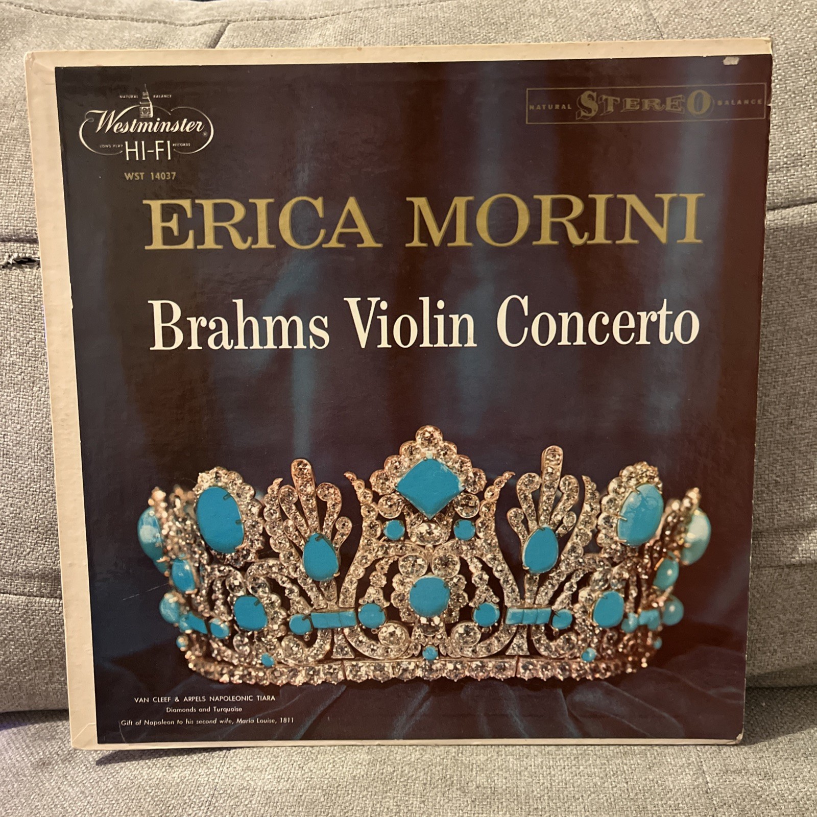 Brahms Violin Concerto Erica Morini Artur Rodzinski WST 14037 VG+/VG