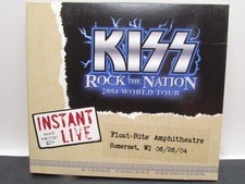 KISS 2004 World Tour INSTANT LIVE Rock The Nation 2 CD Set CDR Somerset WI 6/24 picture