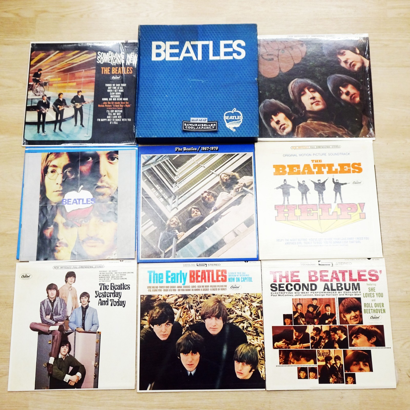 THE BEATLES FRC BOX 8 LP set 12inc Vinyl Record Japan 