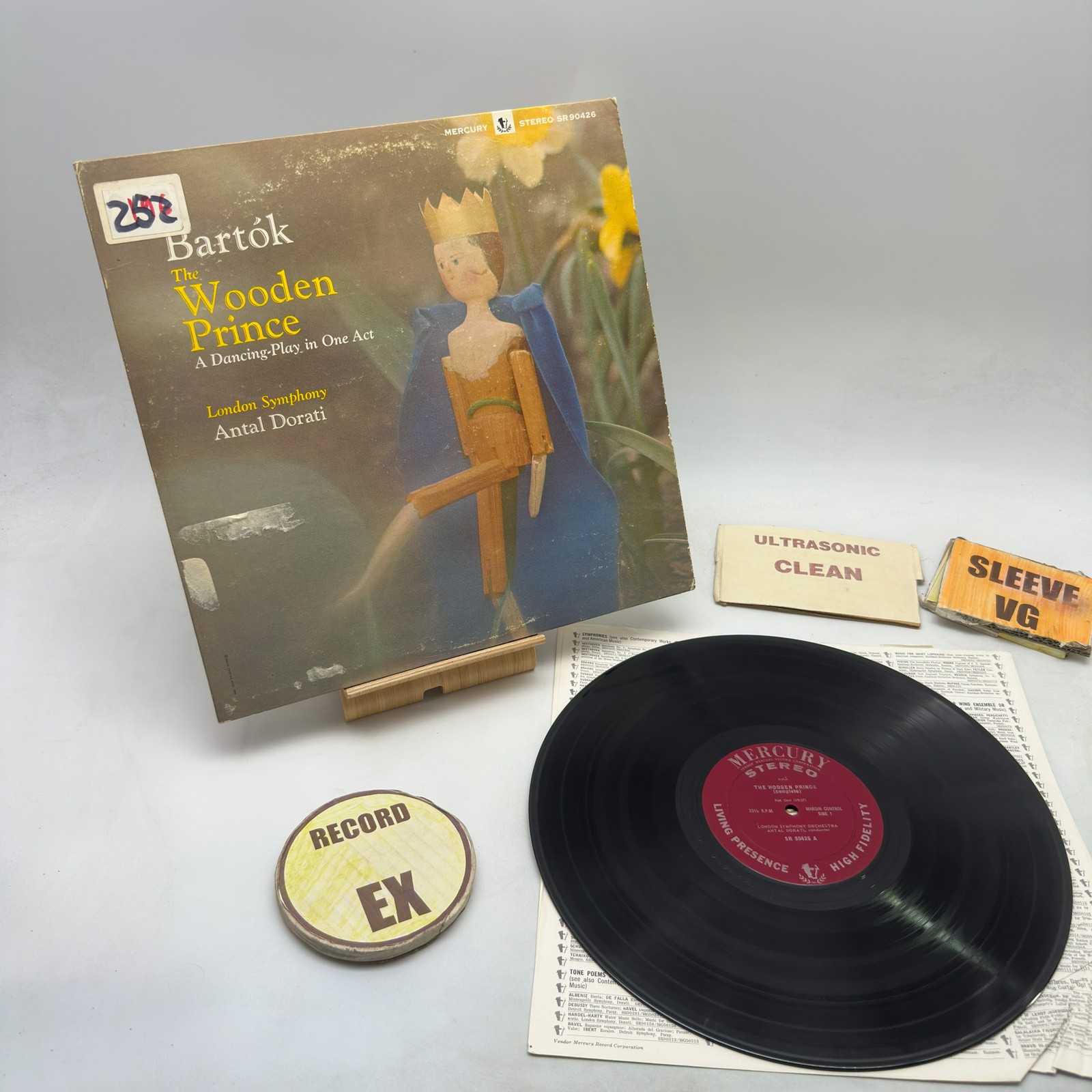 Béla Bartók - London Symphony - The Wooden Prince EX/VG 1966 Mercury