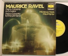 Monique Haas / Paul Paray Lp Piano Concertos (G Major / For The Left Hand) On De picture