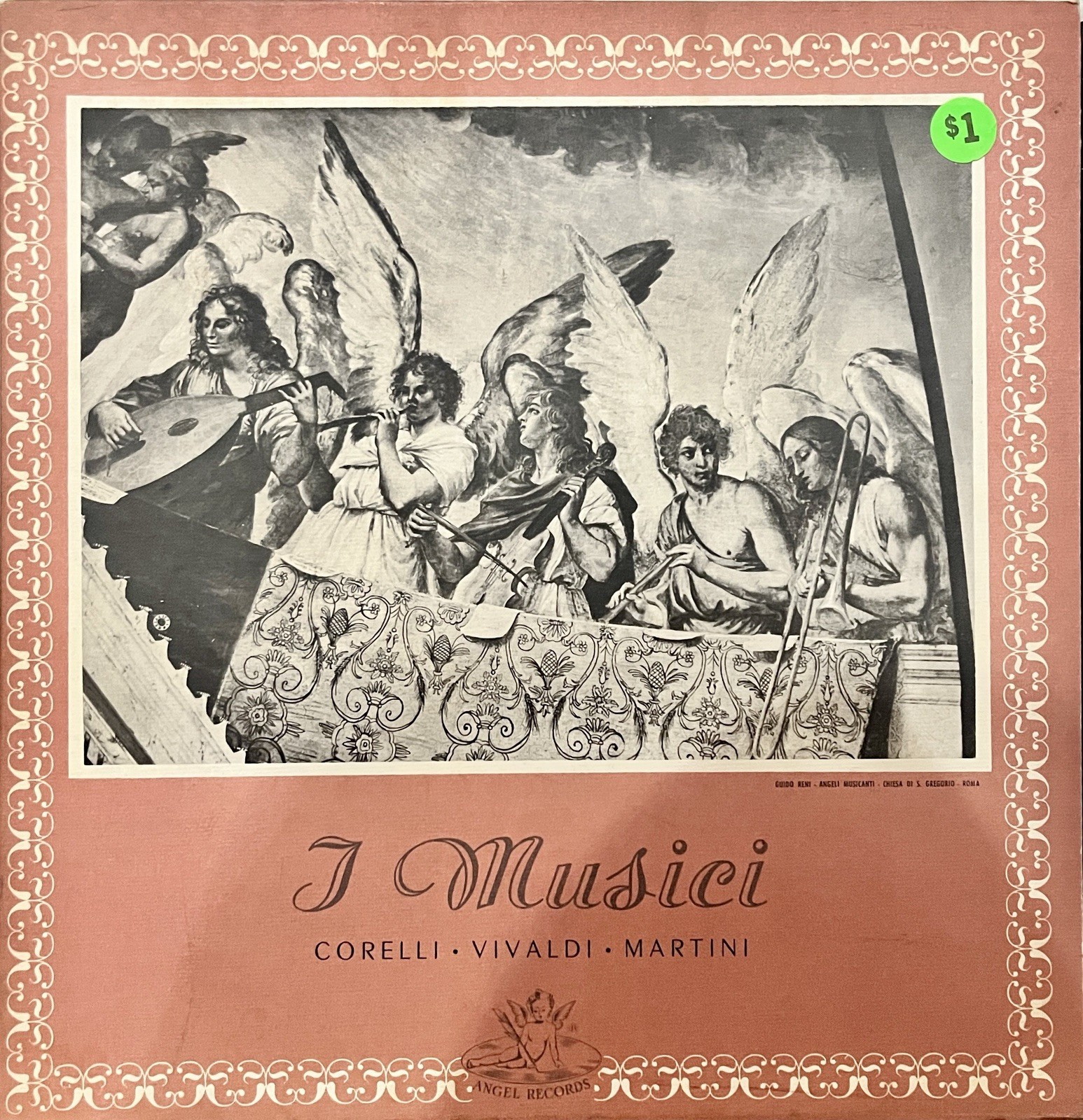 I Musici. Corelli • Vivaldi • Martini . Angel Records. Vintage 1957 Vinyl 12''