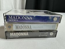 MADONNA Lot of 3 Cassette Tapes - True Blue, Like A Prayer, Like A Virgin picture